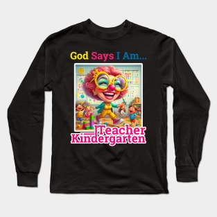 Funny inspirational teach graphic great for school, working, casual, teachers day Long Sleeve T-Shirt